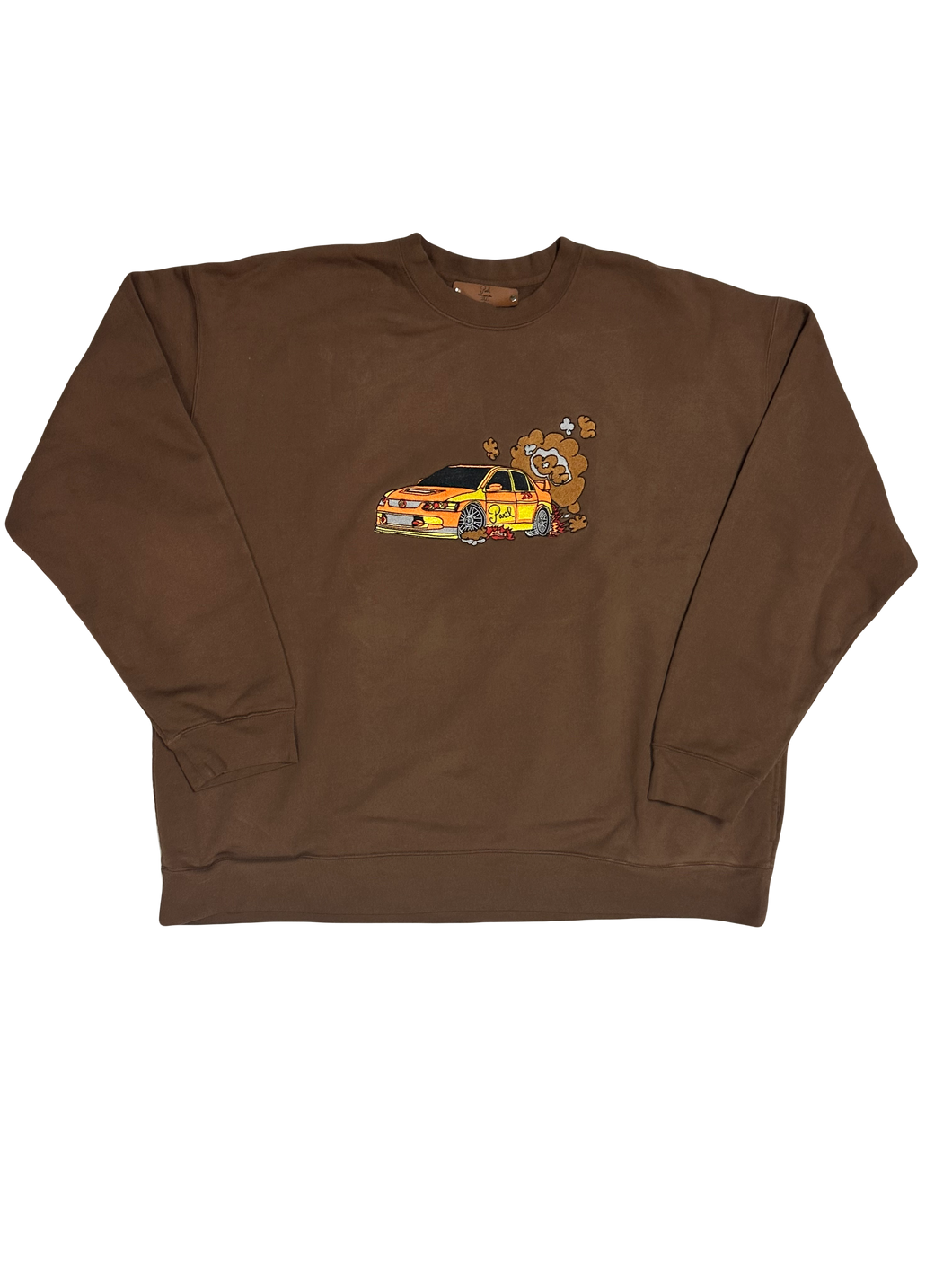 University Brown Drifting Crewneck