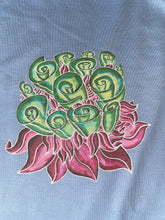 Load image into Gallery viewer, Roses Tee (Cloudy Blue)
